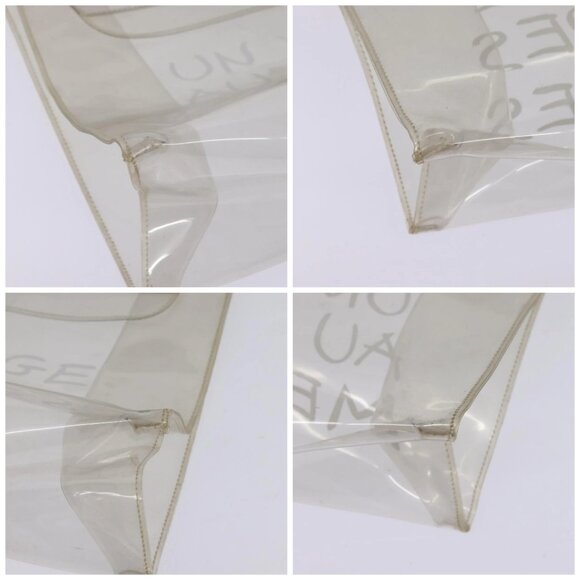 HERMES Vinyl Kelly Hand Bag Clear Auth 148034 - Picture 14 of 16